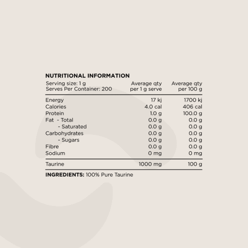 SN NIP Taurine